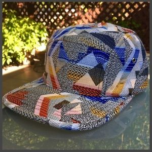 NWT Hatphile Abstract Geometric Strap Back Hat
